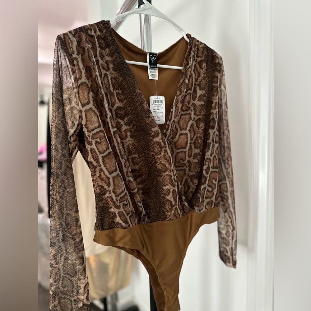 Windsor animal print bodysuit